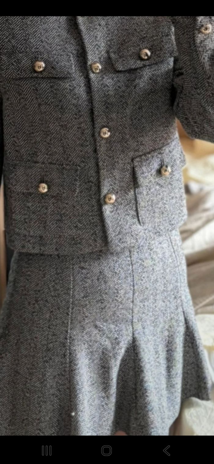 Ensemble blazer jupe h&m  xs - photo numéro 2