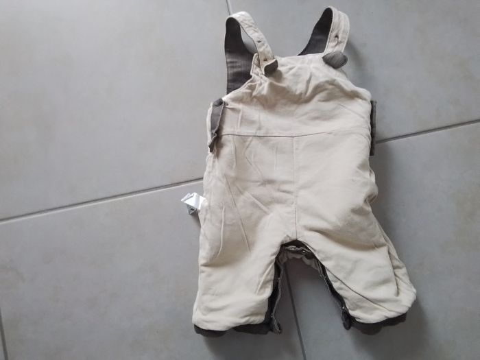 Salopette garçon marron T 3mois  sergent major - photo numéro 4