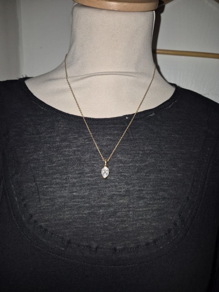 Chaîne + pendentif #plaqueor - photo numéro 6