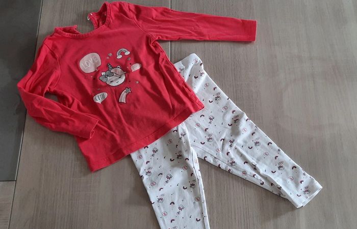 Ensemble fille 24 mois pat & ripaton