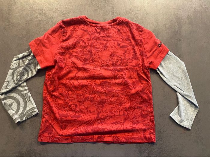 T-shirt longues manches Desigual Spiderman/Iron Man taille 5/6 ans - photo numéro 6