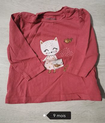 T-shirt manche longue fille