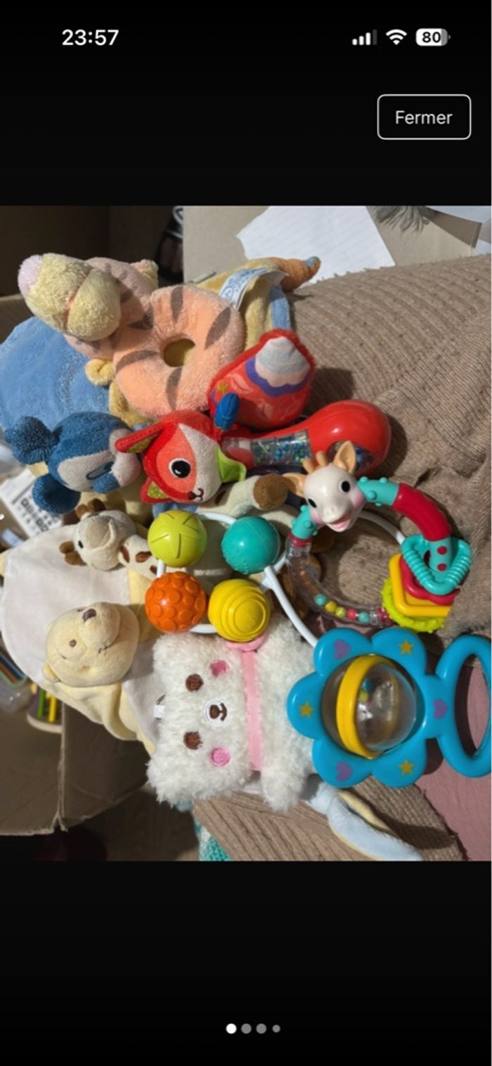 Lot jeu bébé - photo numéro 2