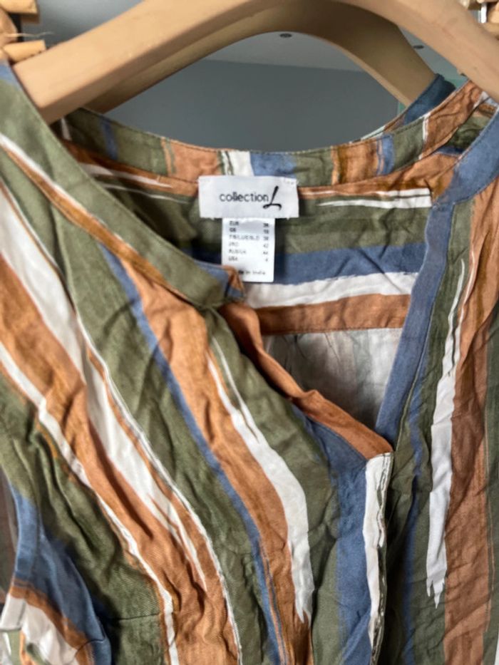 Superbe robe d’été légère Collection L taille 38 en très bon état - photo numéro 3