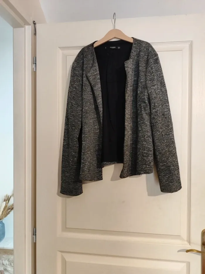 Veste grise chiné tL