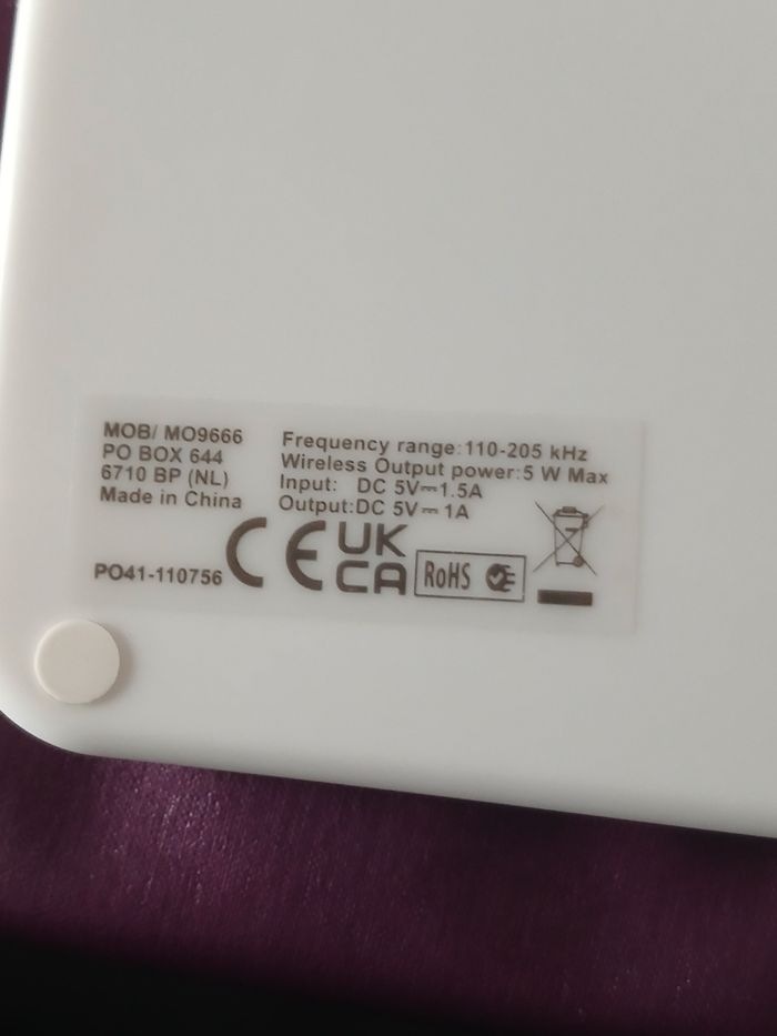 Chargeur induction pour téléphone portable - photo numéro 3