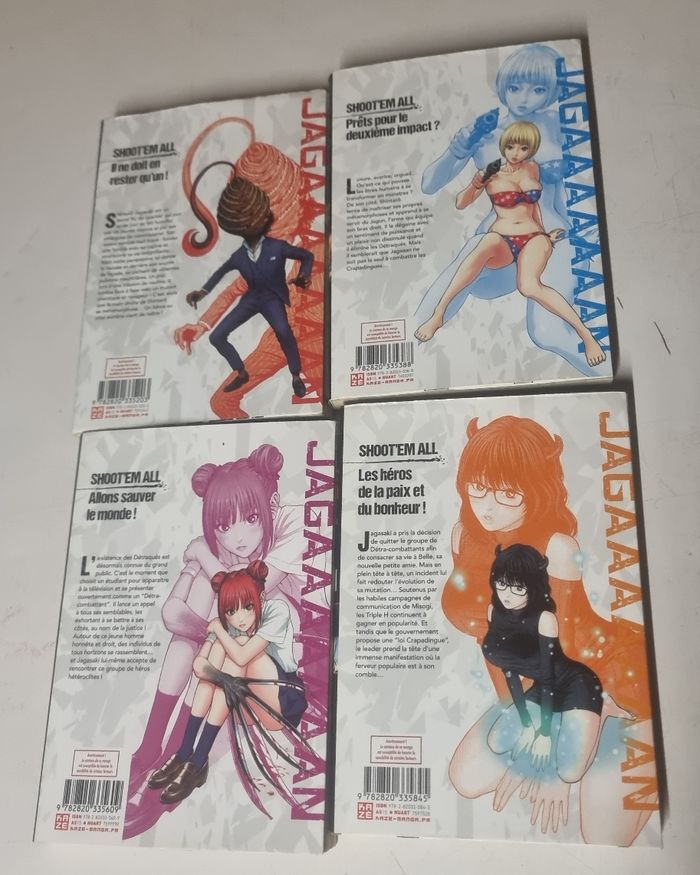 Jagaaan lot manga tomes 1 à 4 édition kazé seinen - photo numéro 3
