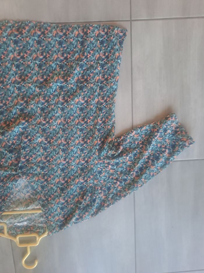 Blouse multicolore Gemo Taille 54 - photo numéro 3