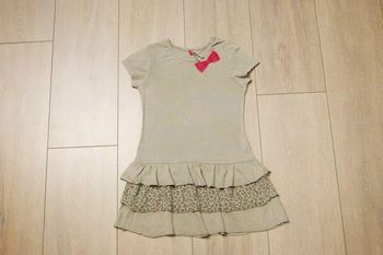 Robe tunique. Vert gris. 5 ans fille . Orchestra