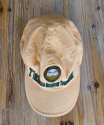Casquette beige Golf Club Italie Vintage 100% Coton