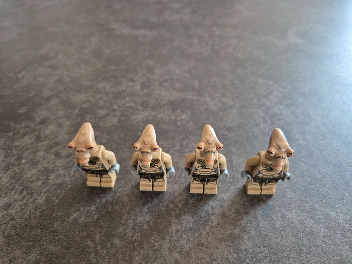 Figurines lego 4 soldats Geonosian star wars - photo numéro 6