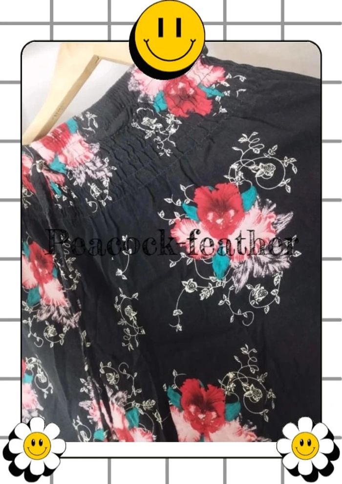 Pantalon fluide fleuri 40/42 - photo numéro 7