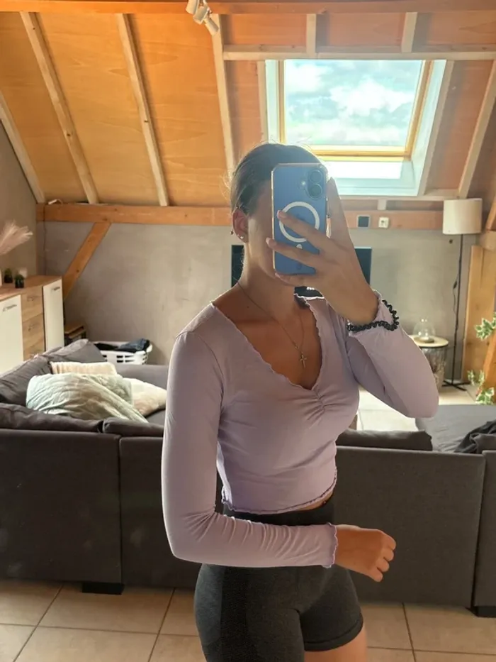 Top à manches longues femme - photo numéro 3