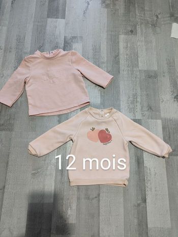 Lot de 2 pulls 12 mois Orchestra