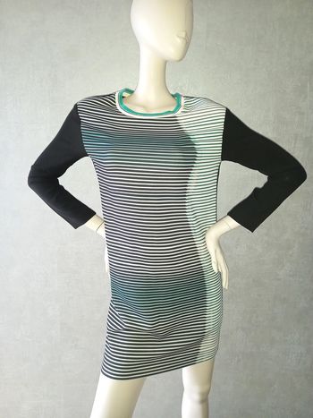 robe noire et rayures cop copine taille 36