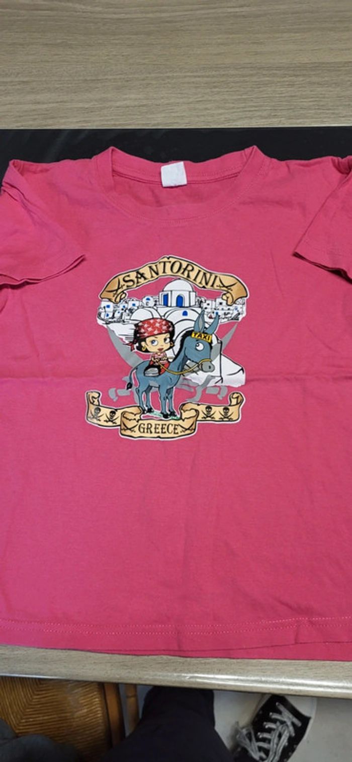 Tee shirt fille 7,8 ans