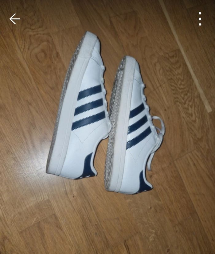 Tennis Adidas bande marine - photo numéro 4