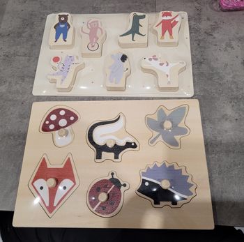 Lot de deux puzzles bébé neufs