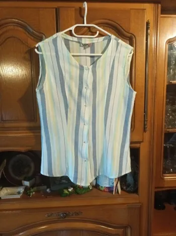 Chemisier femme manches courtes taille 2
