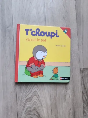 Livre tchoupi va sur le pot