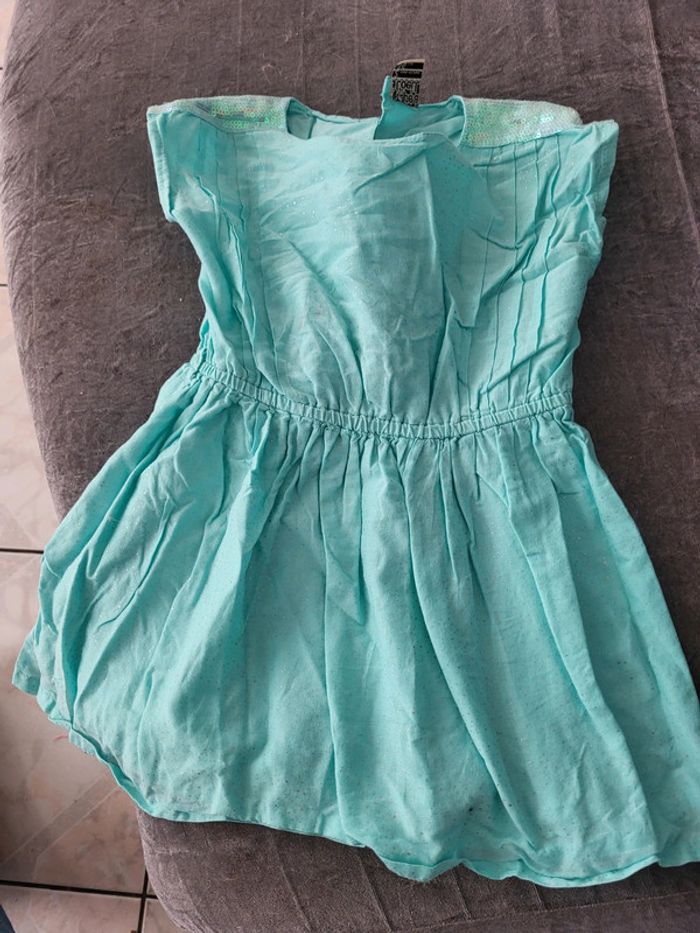 Robe verte Tape à l oeil 2 ans