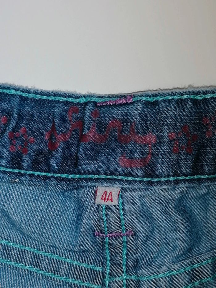 Bermudas jeans et strass 4ans Gèmo - photo numéro 4