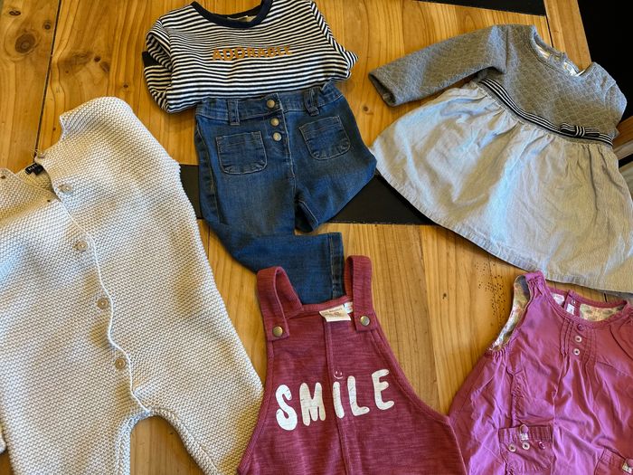Lot vêtements fille 9 mois
