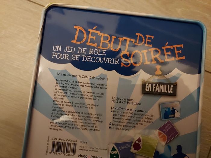 Jeu "Début de soirée" - photo numéro 3