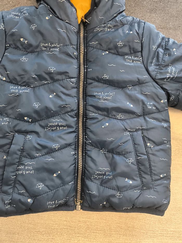 Doudoune matelassée réversible imperméable garçon 12 mois 80 Baby club - photo numéro 12