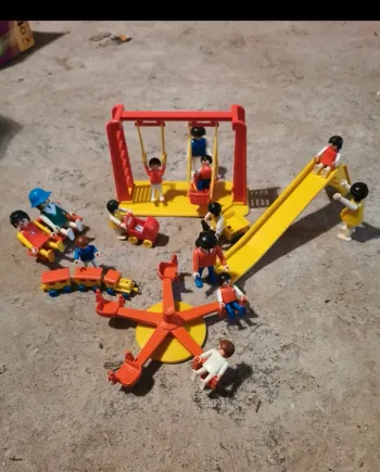 Playmobil parc de jeux ancien