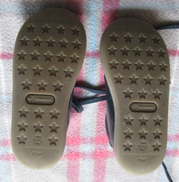 Chaussures bleu marine Romagnoli 22 - photo numéro 4