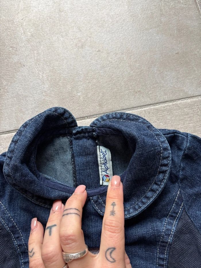 Robe en jean bébé fille 12 mois - photo numéro 3