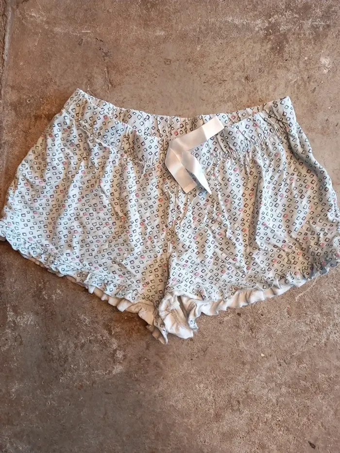 🍓 short de nuit coton T38