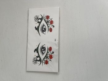 Tatouages temporaires yeux