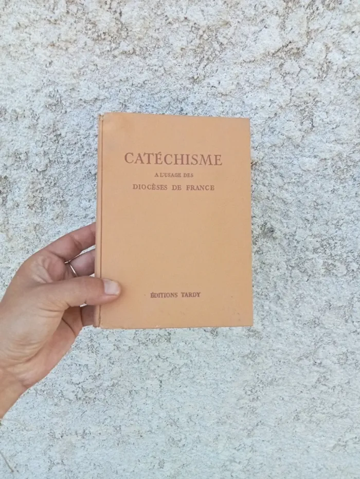 Livre vintage catéchisme