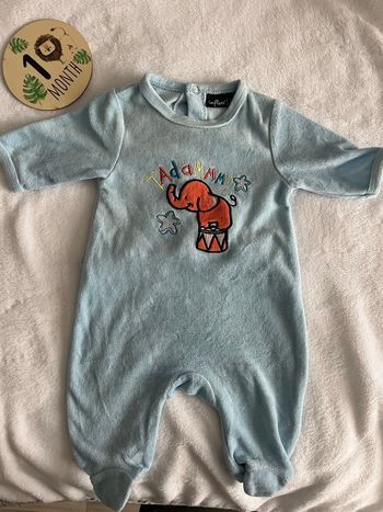 Pyjama bleu 1 mois Influx