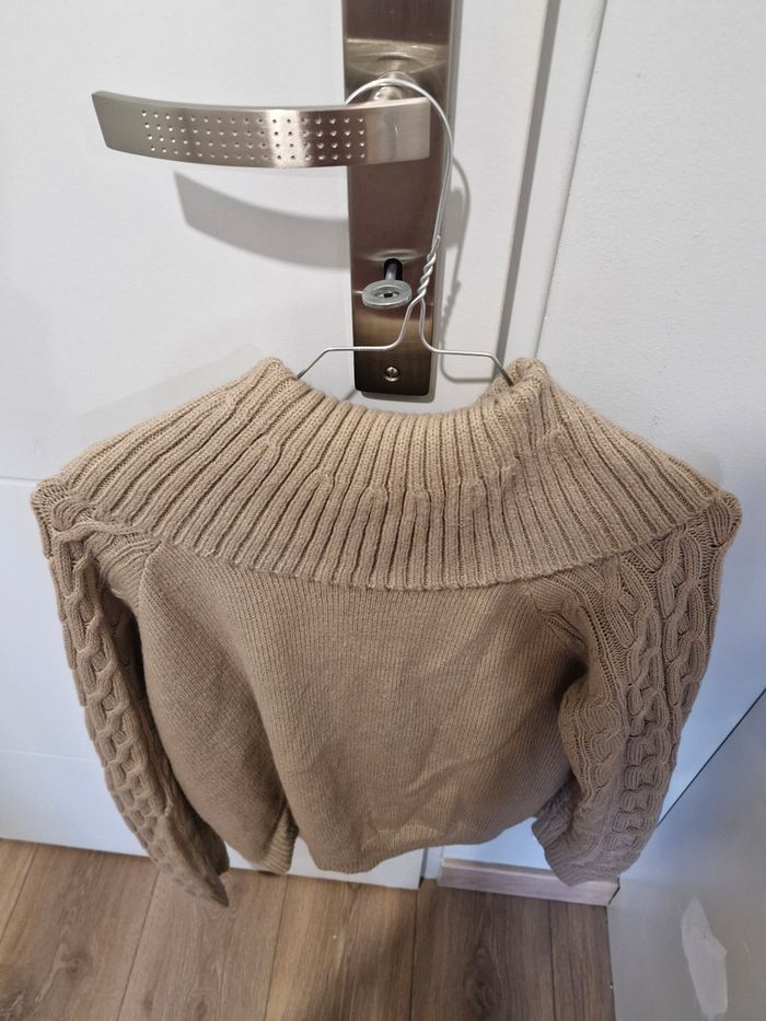 Pull beige - photo numéro 2