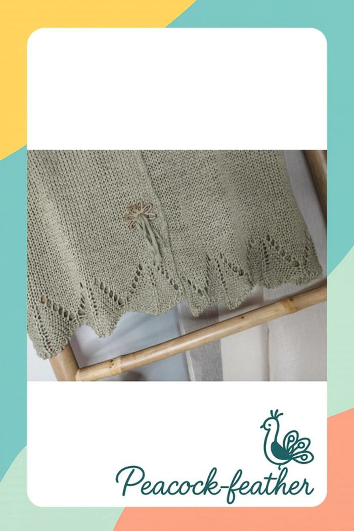 Pull vert mailles passionelle TU - photo numéro 3