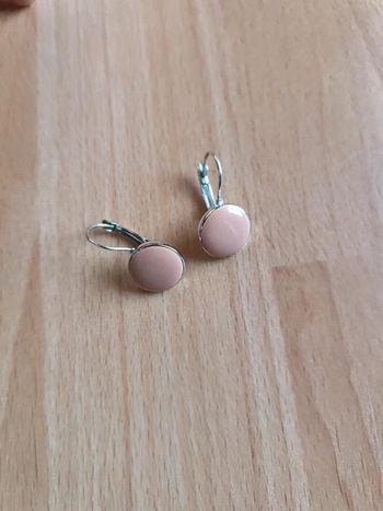 Boucles d'oreilles corail