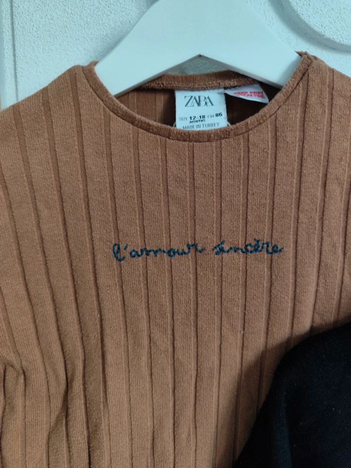 Lot pulls Zara 12/18mois - photo numéro 2