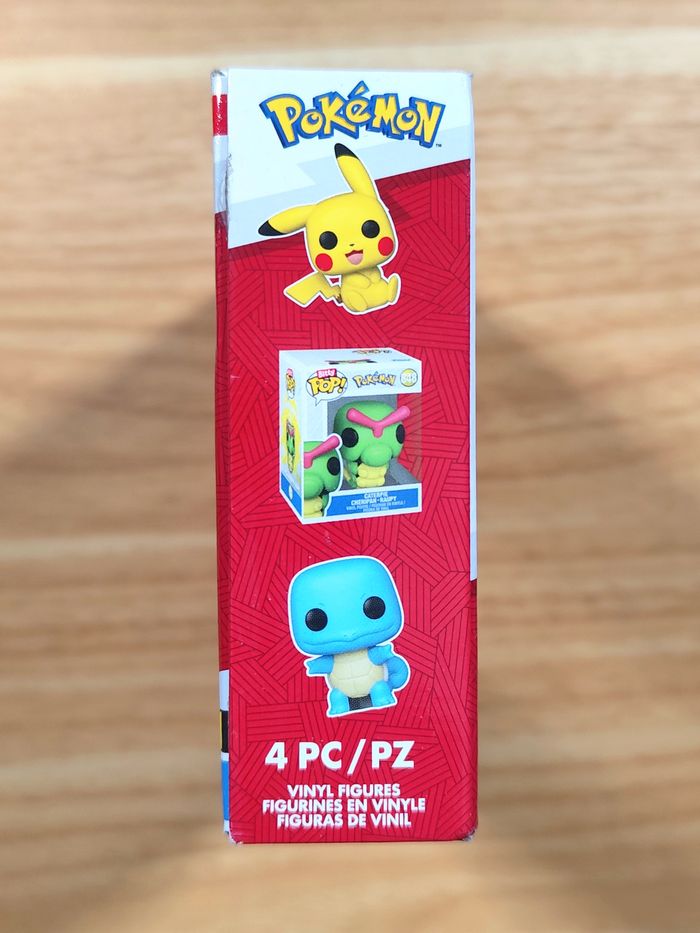 Boite De 4 Bitty Pop! Pokémon - Pikachu Vaporeon Caterpie Cubone - photo numéro 8