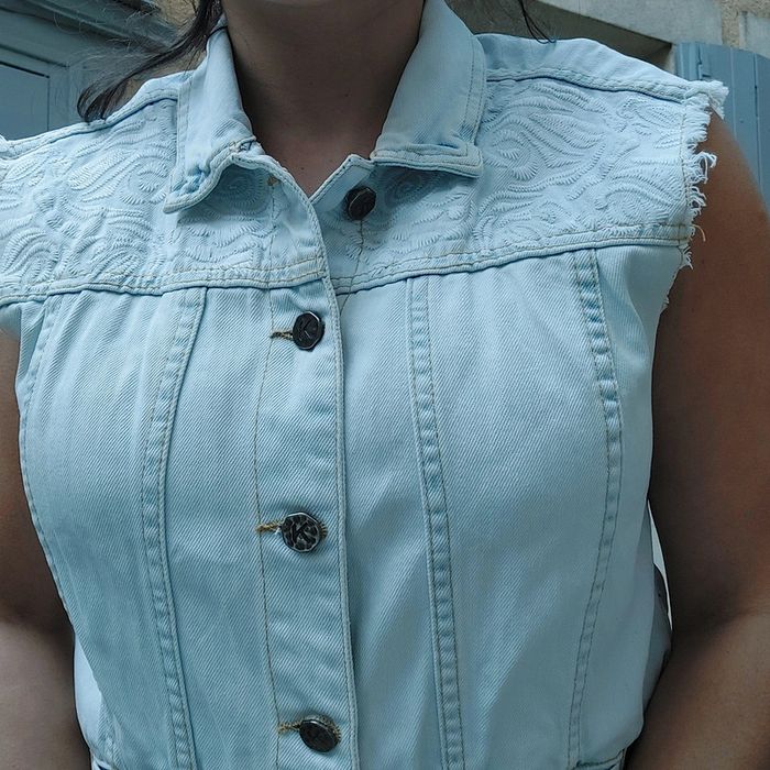 Magnifique gilet jean Kookai pour t38 - photo numéro 2