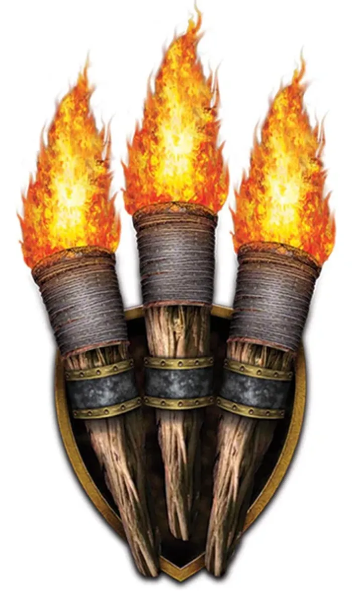 x9 Thème Insta – Beistle Stickers Escalier, Fenêtre et Torche NEUF - photo numéro 4