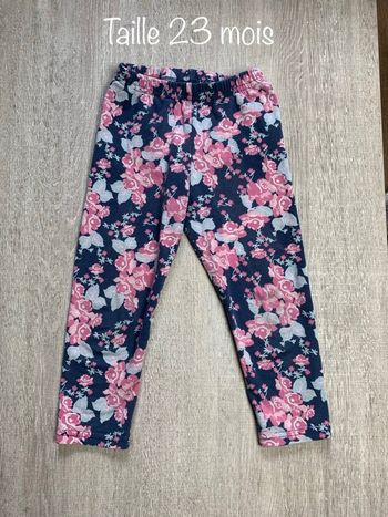 Legging fleuri - Taille 23 mois