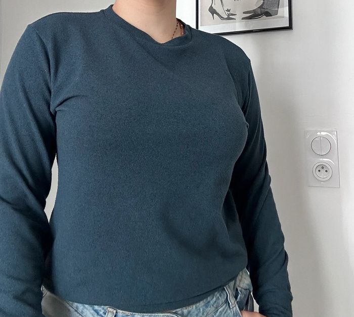 Pull fin bleu marine – Uniqlo – Taille XS Minimaliste | Intemporel | Très bon état - photo numéro 2