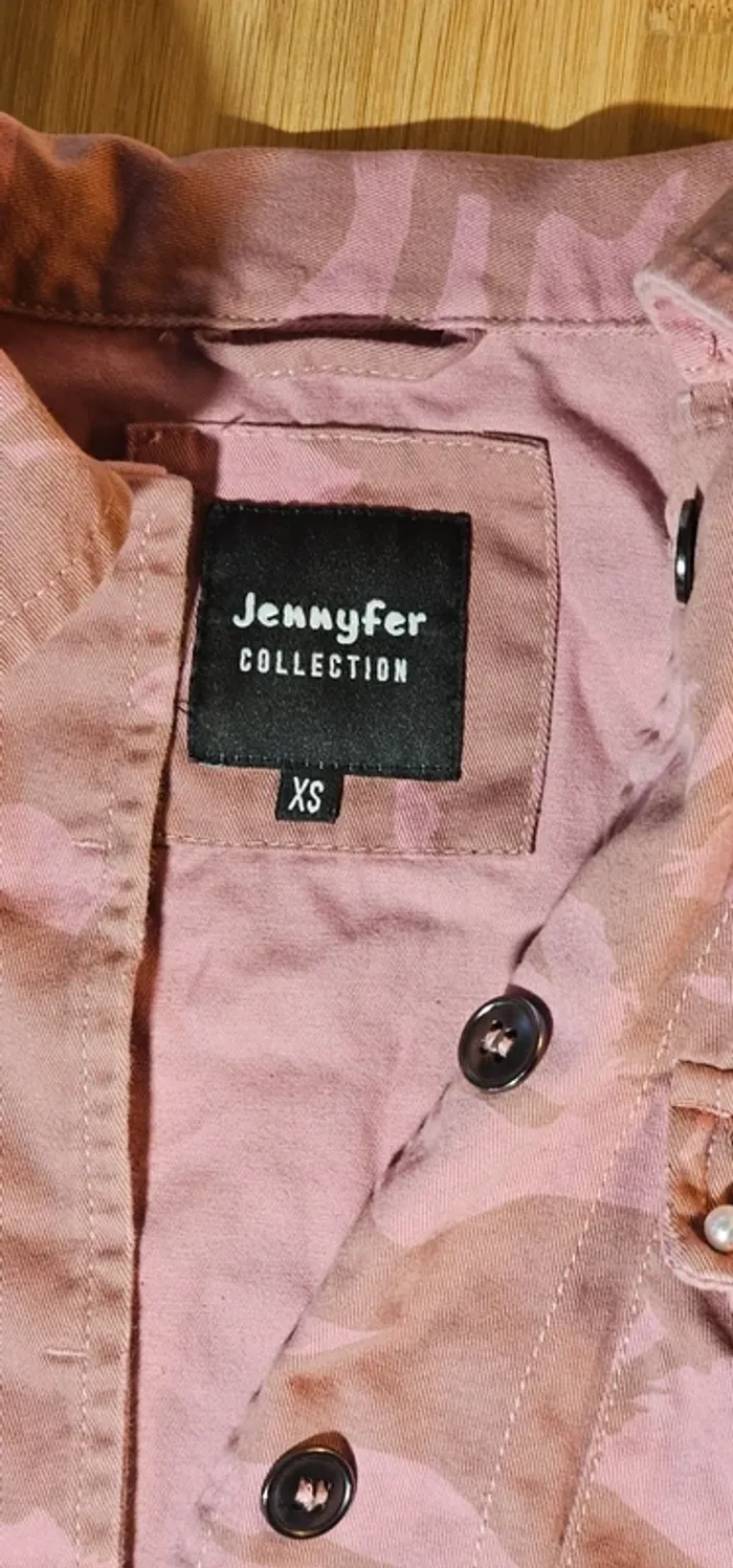 Veste Jennyfer camouflage rose clair - photo numéro 3
