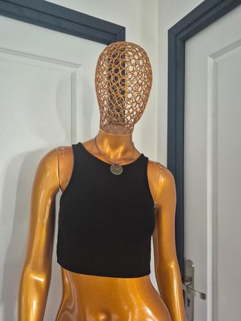 Top Court Femme Noir
