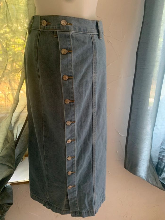 Jupe en jean longue taille 36