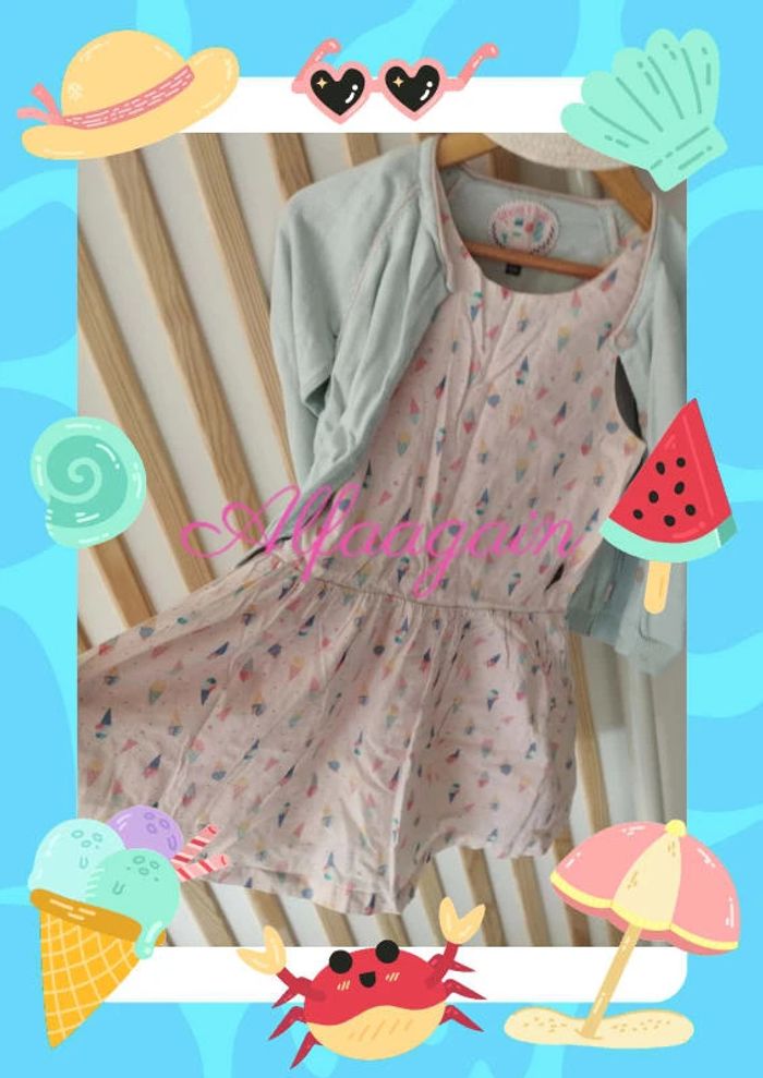 Ensemble robe gilet chapeau sergent major 5ans - photo numéro 2