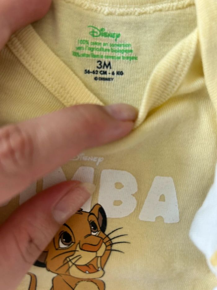 Lot de deux body Disney - photo numéro 2
